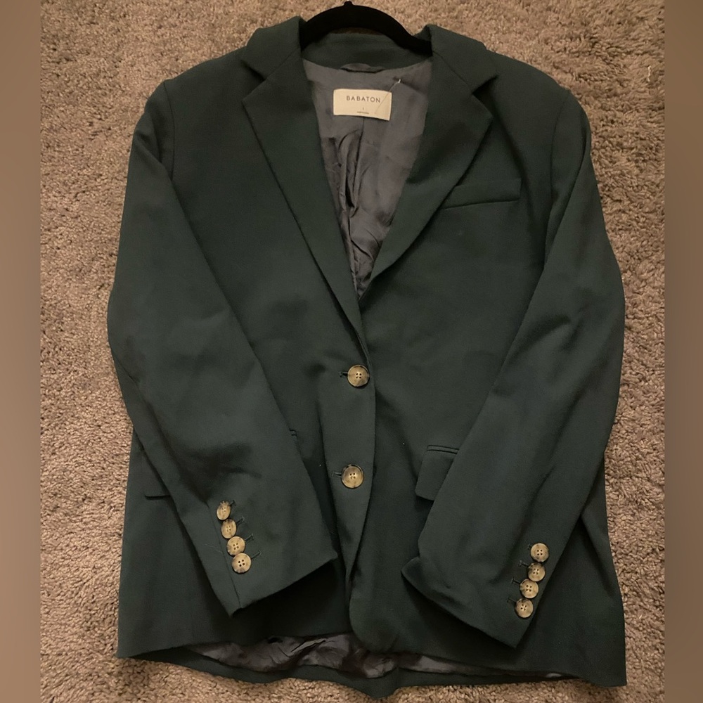 Babaton Teal blazer